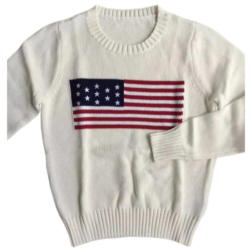 Polo USA Flag Sweater ( Beige )