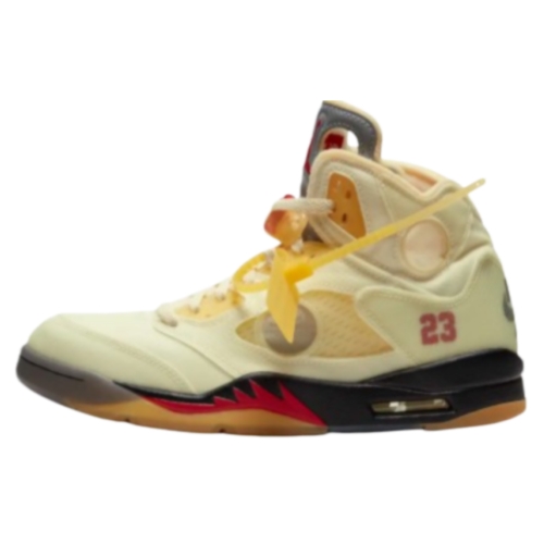 Jordan 5 x Off White „Sail”