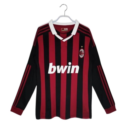 AC Milan retro 2009-10 home jersey longsleeve