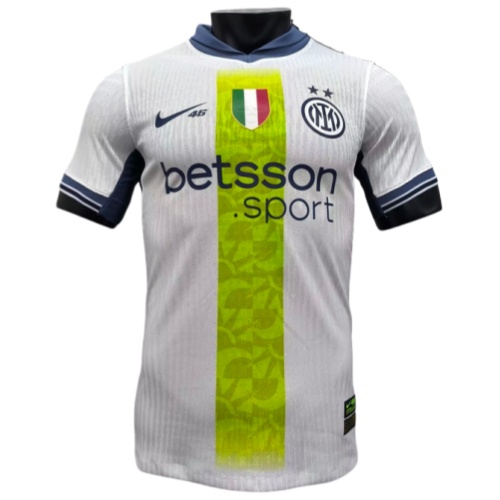 Inter Milan away game Rossi co-branded jersey player version
