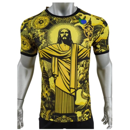 Yellow Brazil Special Edition Jersey Player Version