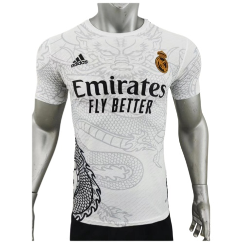 Special Edition White Real Madrid Jersey Player Version