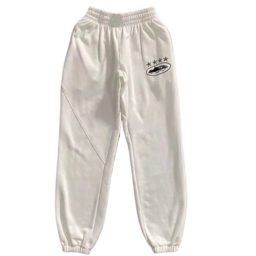 Corteiz Track suit 5th anniversary alcatraz 4 stars white pant