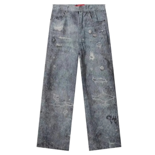 Supreme HJR FW24 WEEK11 Trompe L’oeil Loose Fit Jean