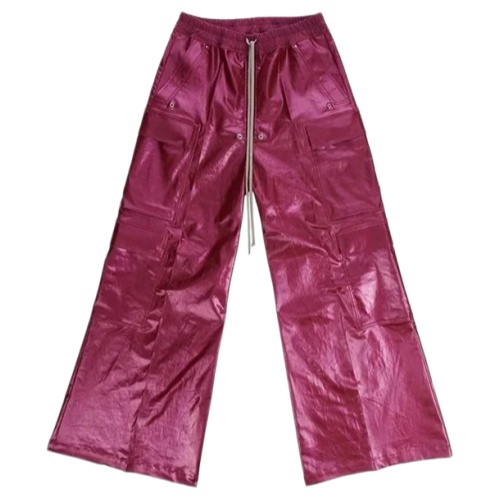 Rick owens pink leather cargo