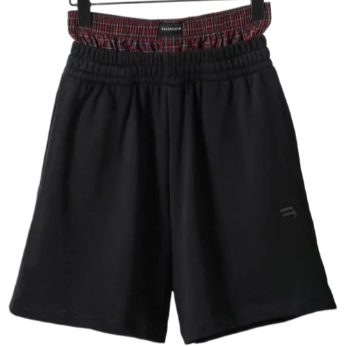 Balenciaga Shorts with Underwear ( Black-Red )