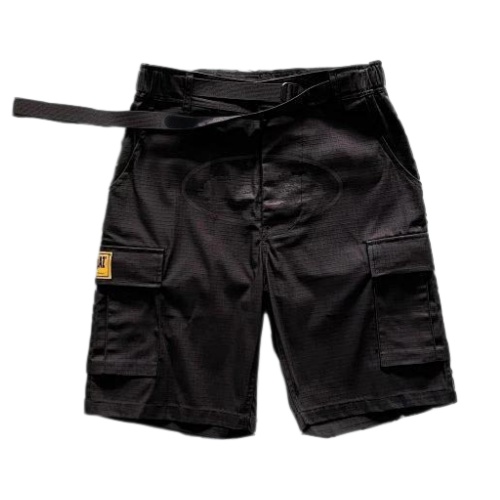 Corteiz classic cargo triple black logo short