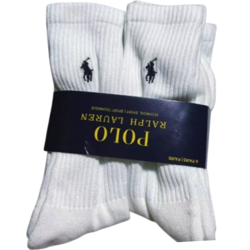 Ralph Lauren Socks All-White