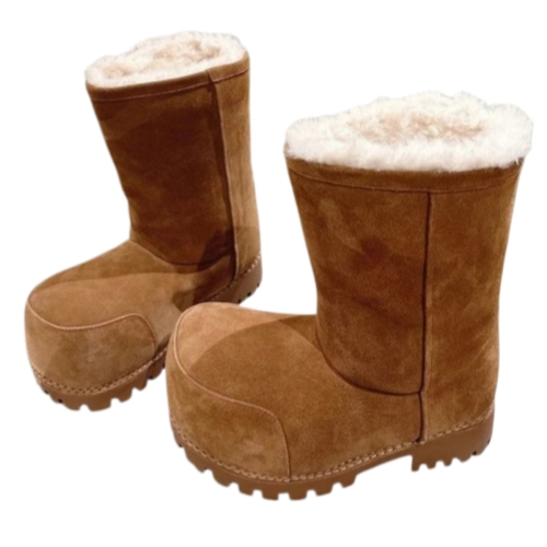 Balenciaga Alaska Fur Boots