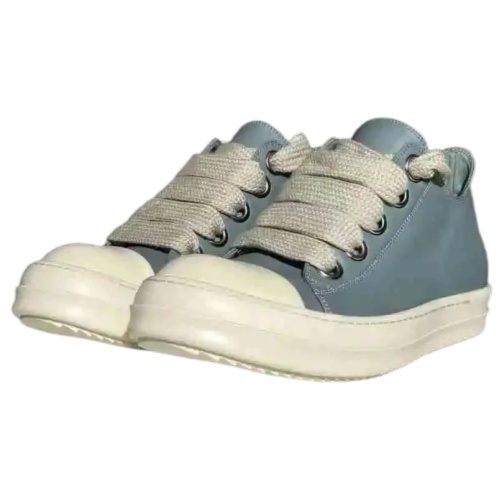 Rick Owens Low Blue Jumbo Lace