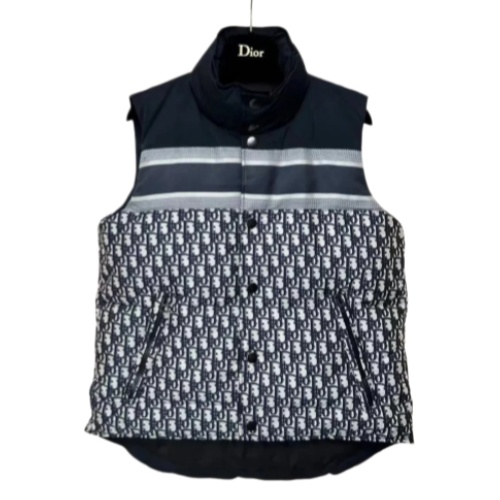 Dior DiorAlps Puffer Vest Gray and Black