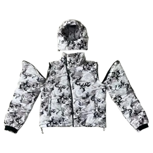 Corvidae White Camo Jacket
