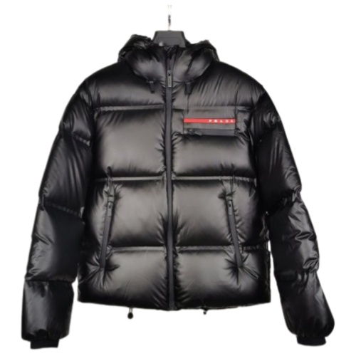 Prada Technical Puffer Jacket Black