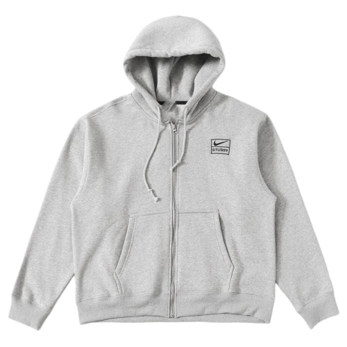 Stussy Zip Hoodie Grey