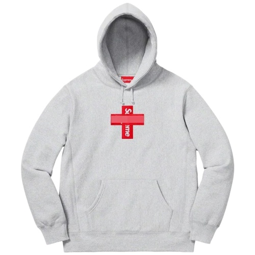 Supreme Cross Body-Logo Hoodie