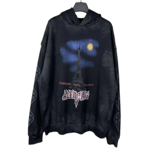 Balenciaga Paris Moon Cotton Hoodie