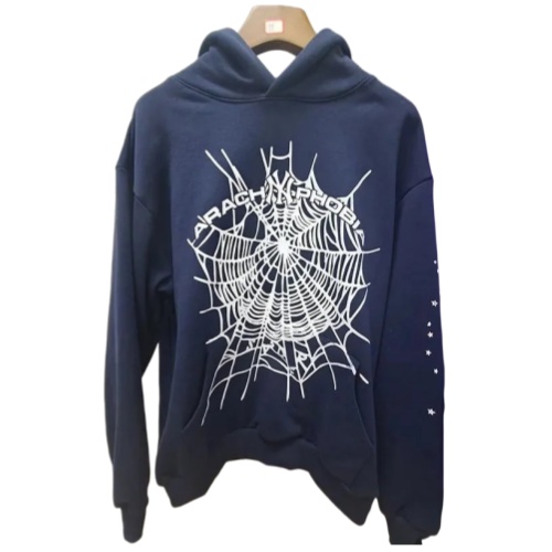 Sp5der Blue Hoodie