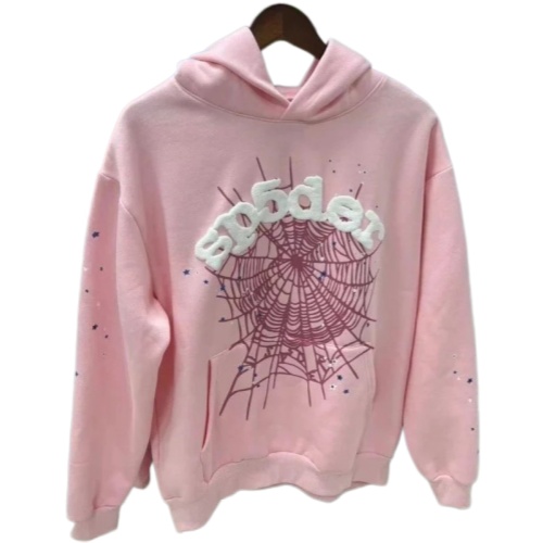 Sp5der Pink Hoodie