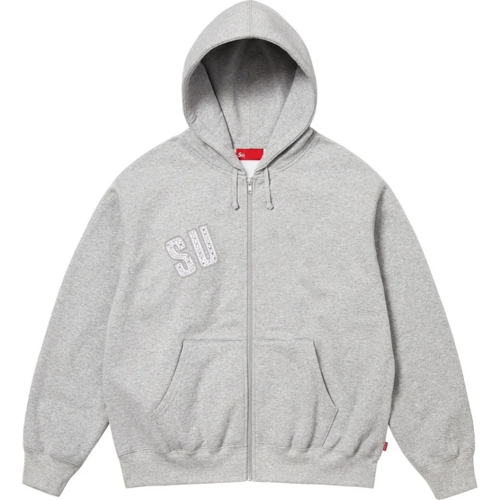 Supreme Zip Up Hooded Sweatshirt