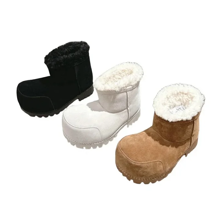 Balenciaga Alaska Shor Tub Fur Boots