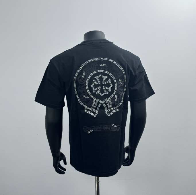 chrome hearts t shirt z odblaskiem