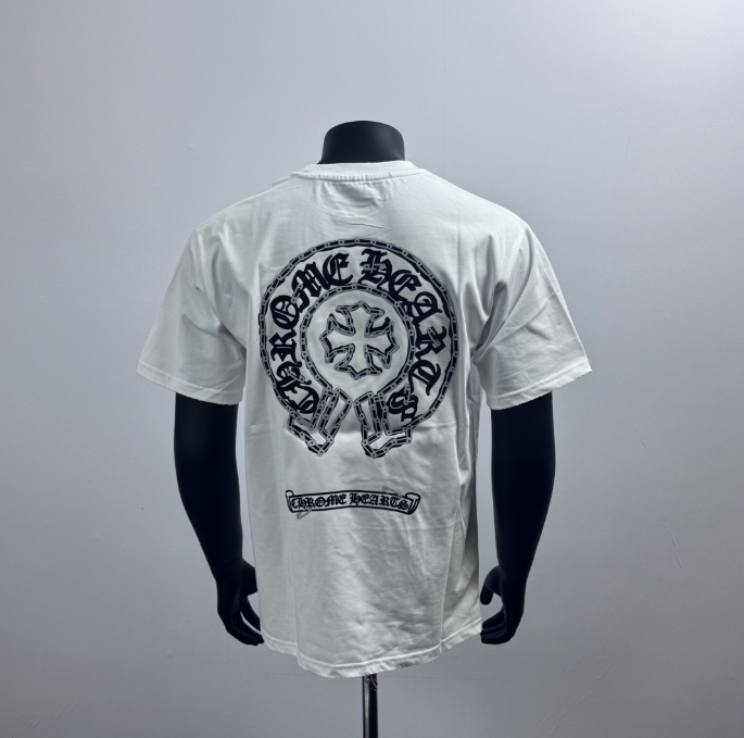chrome hearts t shirt z odblaskiem