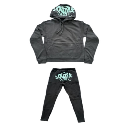 Syna Tracksuit Black-Blue