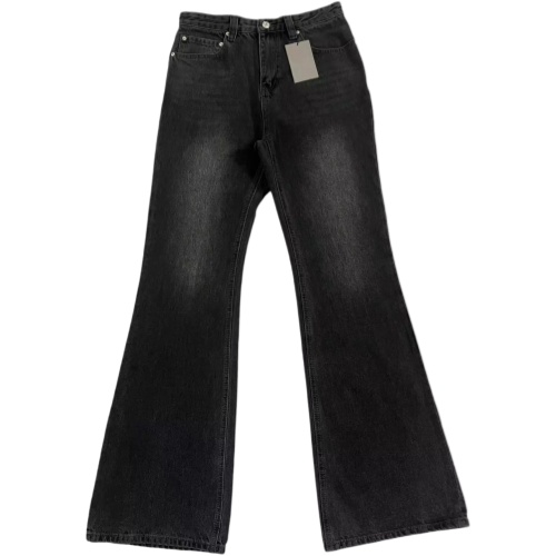 Budget Balenciaga Washed Flared Jeans