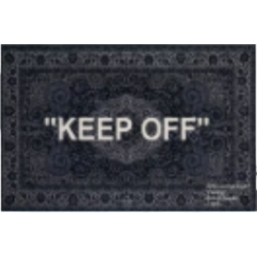 Off-White Rug „Keep Off”