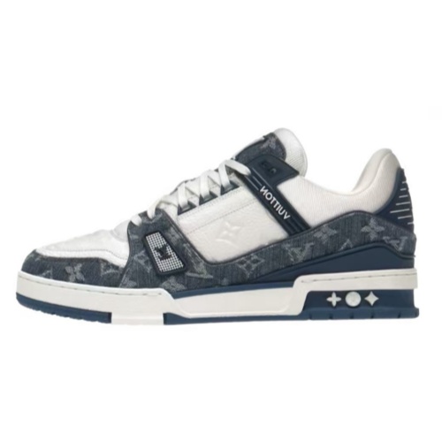 Louis Vuitton Trainer
Monogram Denim White Blue