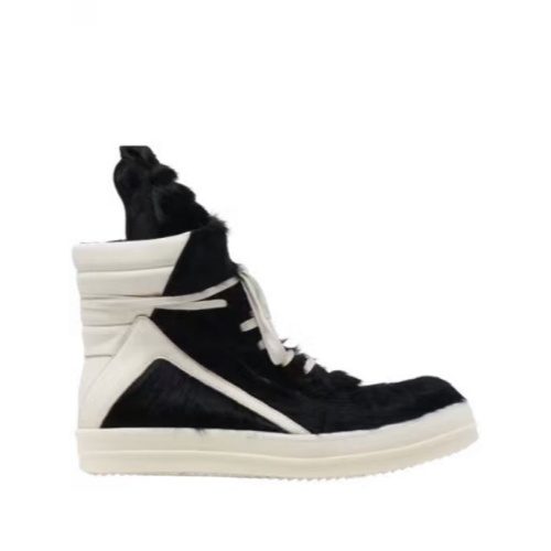 Rick Owens Fur GeoBasket High