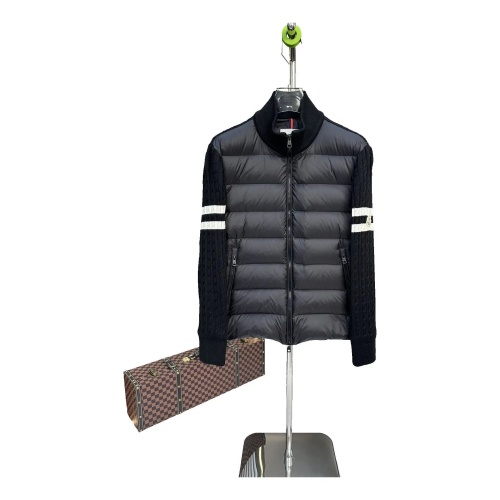 Moncler Jacket with Knitted Sleeves