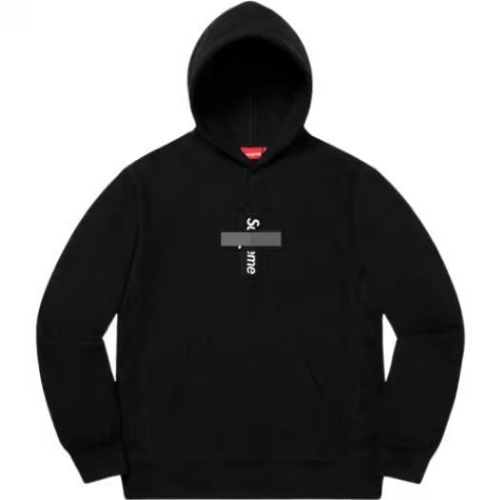 Supreme Cross Body-Logo Hoodie