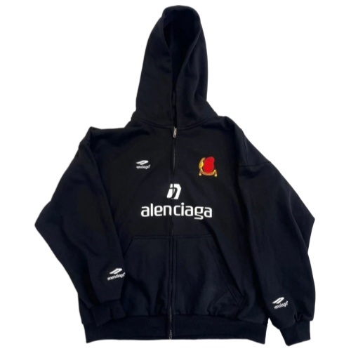 Balenciaga Soccer Zip Up Hoodie