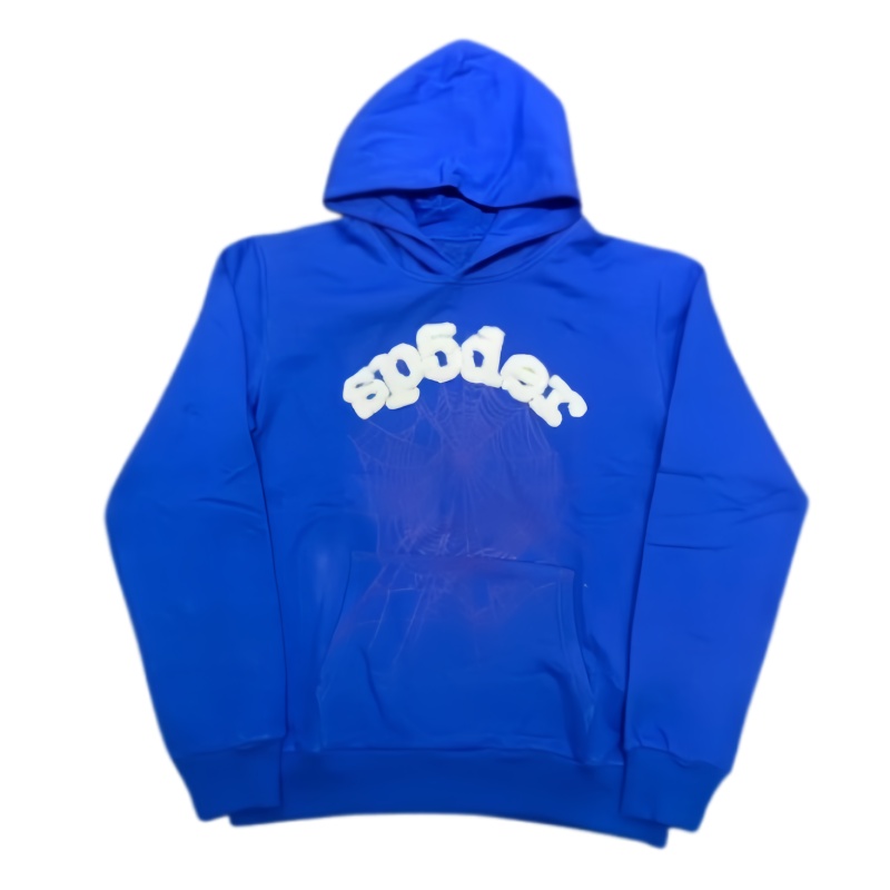 Sp5der Blue Hoodie