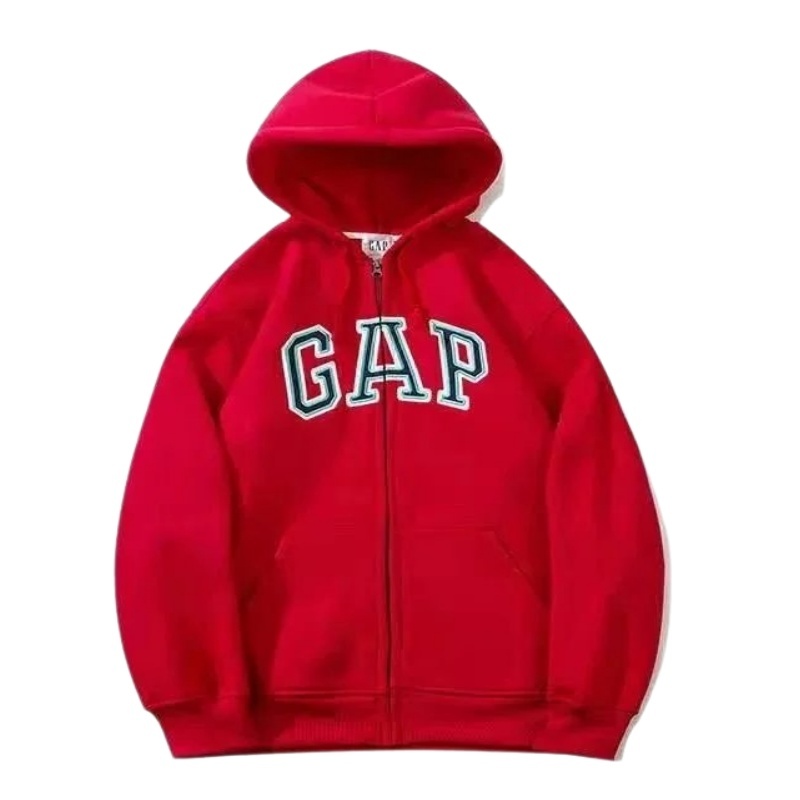 Vintage Jersey Hoodie Zip