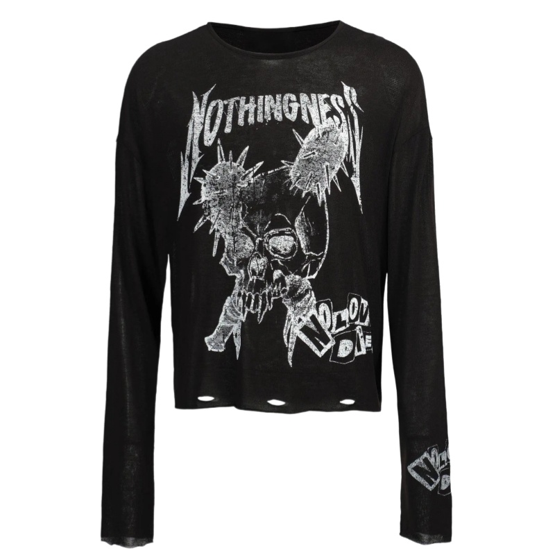 Nothingnessworld 24Fw’2000King’ Multi-Layered shirt