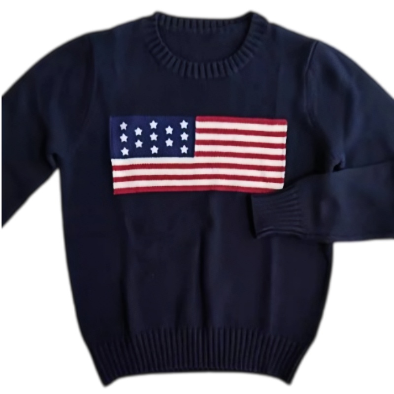 Polo USA Flag Sweater ( Beige )
