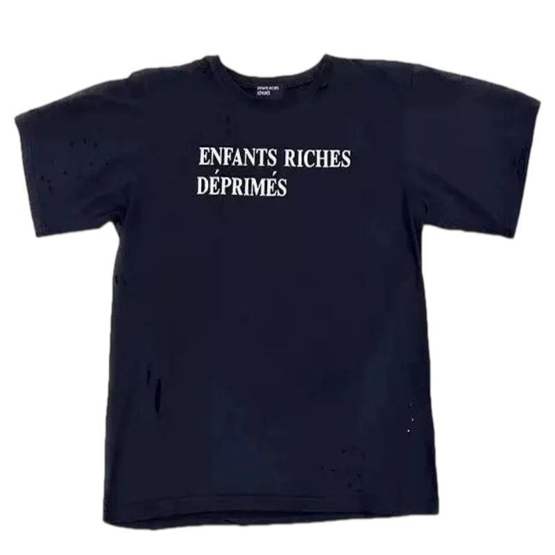 Chrome Hearts Shiny Tee with rhinestones