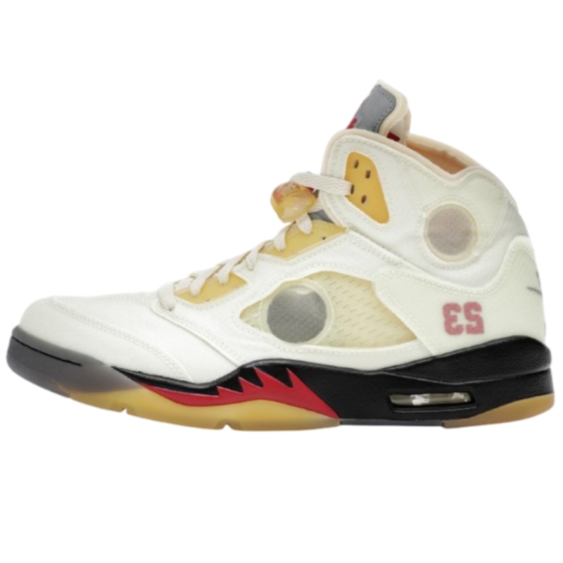 Jordan 5 x Off White Sail