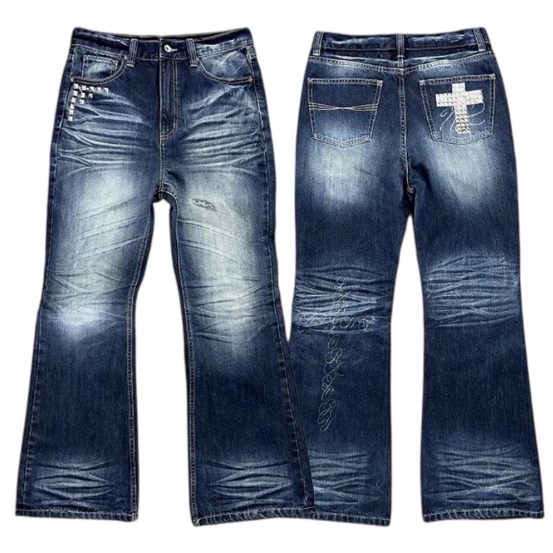 Feel Lonely Tribal baggy denim