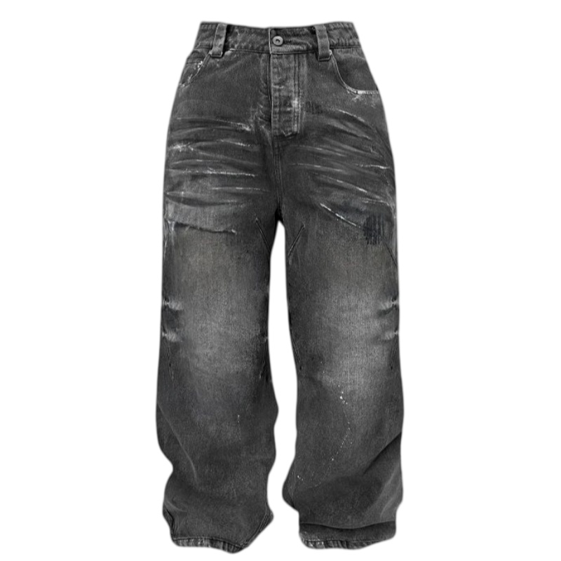 CHAI LEATHER SHINY DENIM