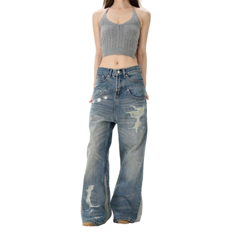 WLNEXT Pinned denim