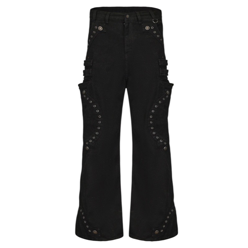 WLNEXT Double waist Sashiko denim