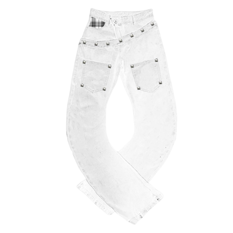 WLNEXT Double waist camo pants