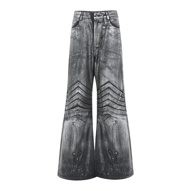 STARTEXCEEDEND Heavy distressed denim
