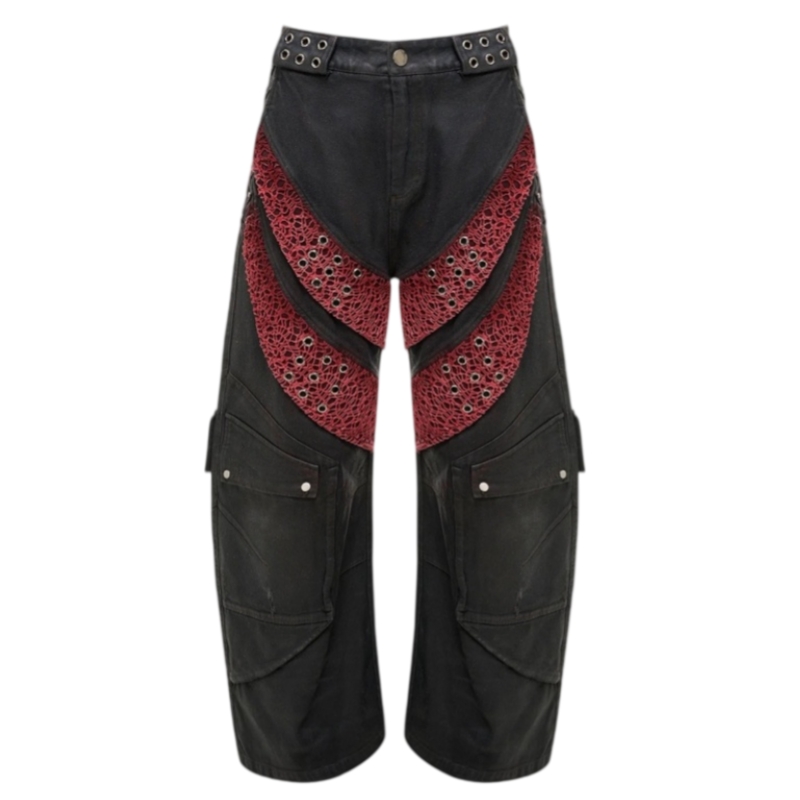 STARTEXCEEDEND Deconstruct design flared pants