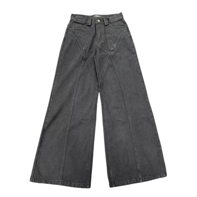STARTEXCEEDEND Scimitar waxxed heavy denim