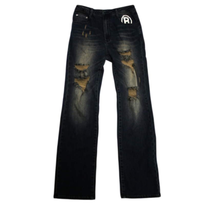 STARTEXCEEDEND Drape black trousers