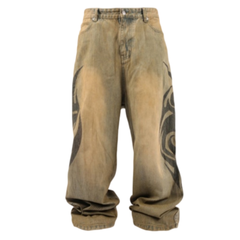 STARTEXCEEDEND Wasteland reconstructed pants
